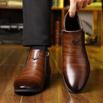 Botas com fecho éclair masculino