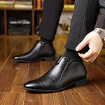 Botas com fecho éclair masculino