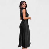 Vestido Satin Elegance feminino