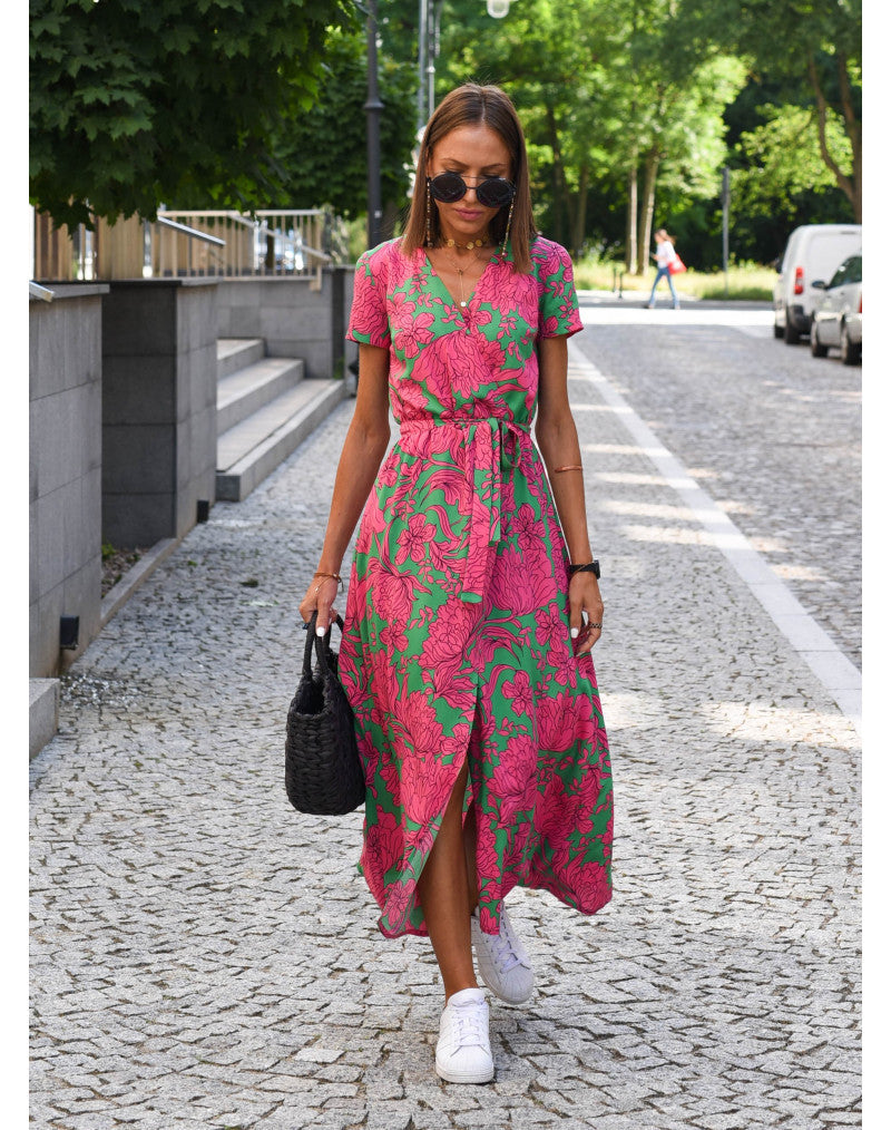 Vestido Midi Floral feminino