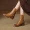 Botas em pele feminino