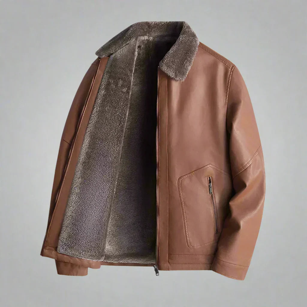Casaco de Couro Cavalier masculino