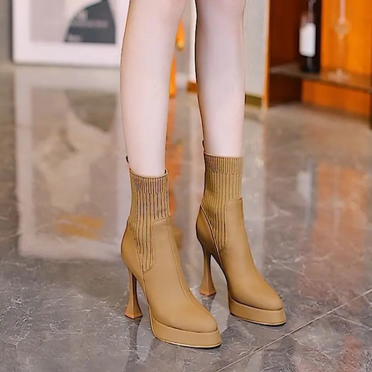 Botas com plataforma, Conforto e Elegância Feminina
