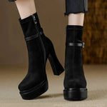 Botas de plataforma de luxo com conforto e estilo em cada passo feminino