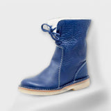 Botas impermeáveis com forro de lã feminino