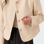 Blazer em linha elegante feminino