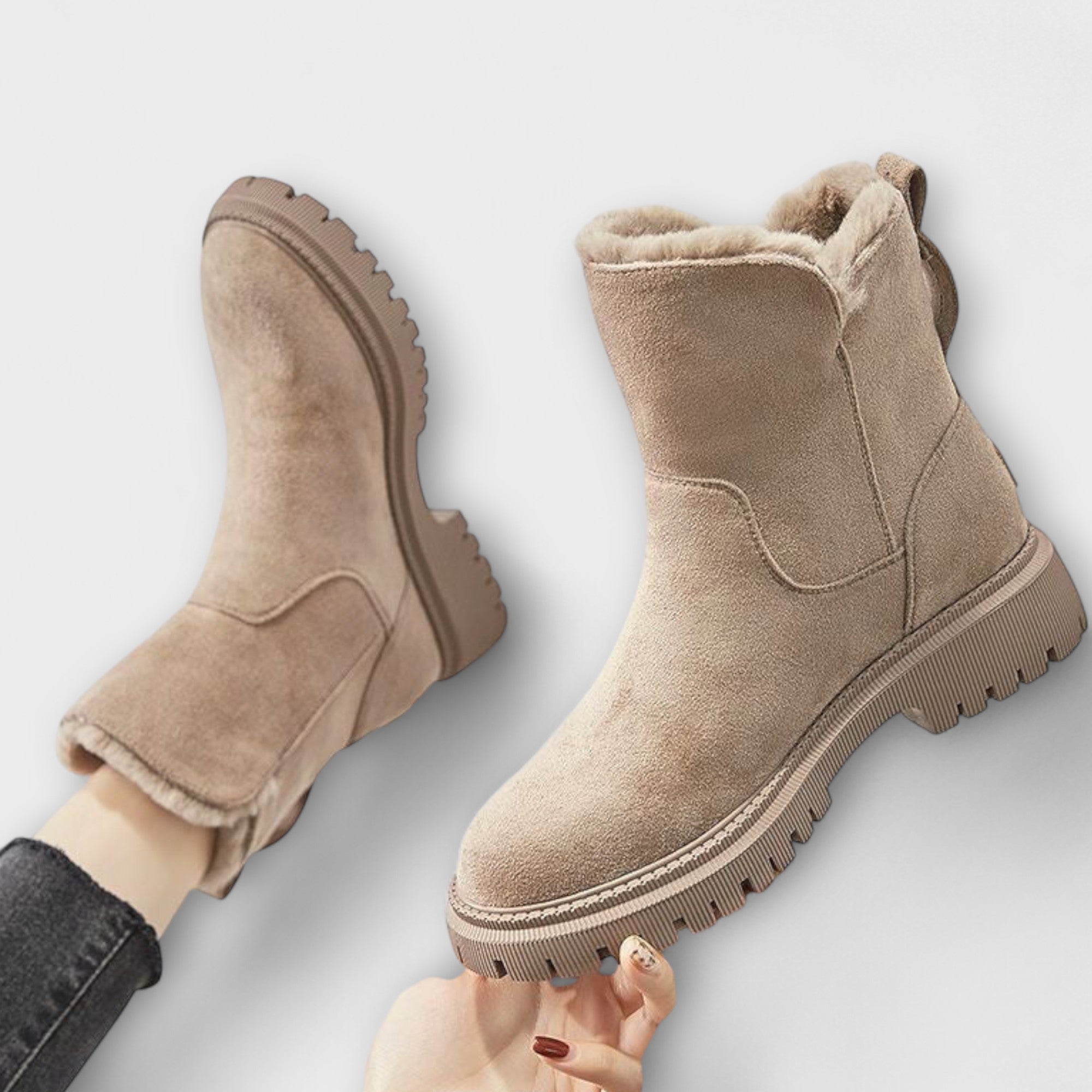 Botas de luxo e conforto feminino