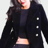 Blazer em corte perfeito feminino