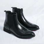 Botas Chelsea em Couro masculino