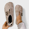 Mocassim de camurça feminino