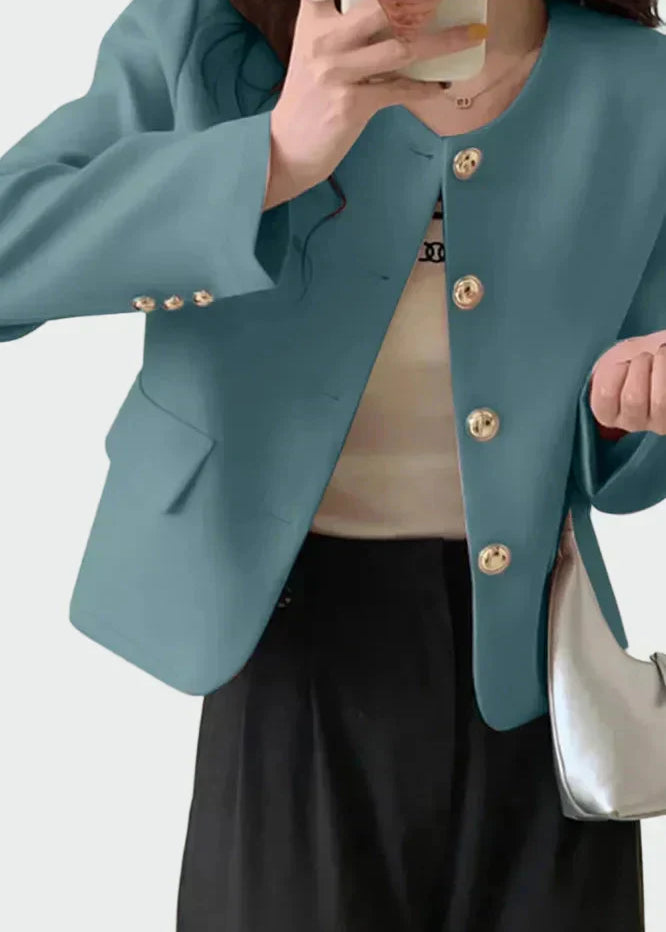 Blazer em linha elegante feminino