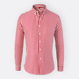 Camisa Clássica às Riscas masculino