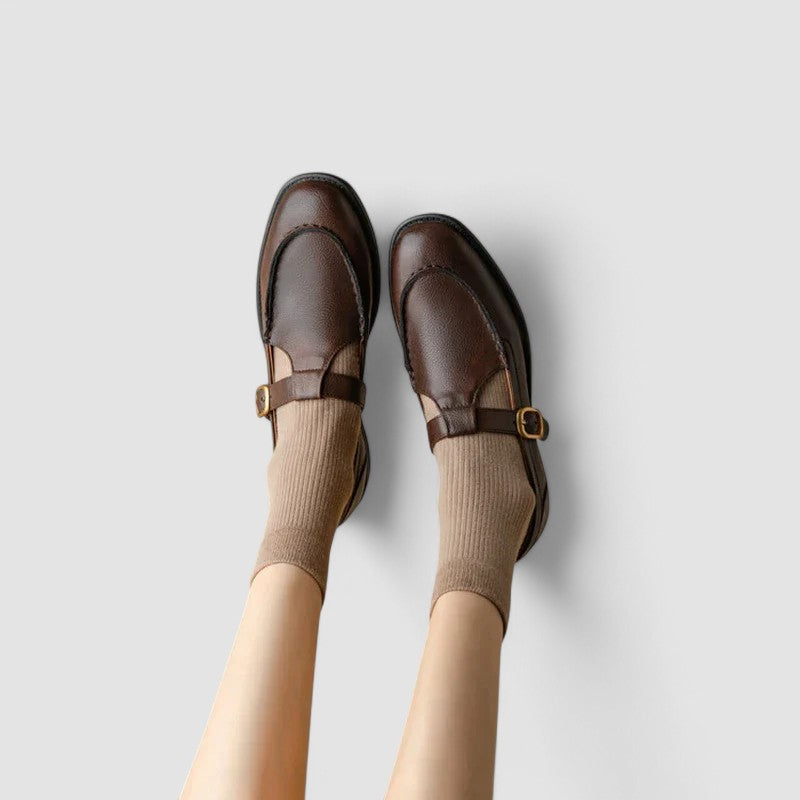 Sapatos Ortopédicos Mary Jane De Ponto Quadrado
