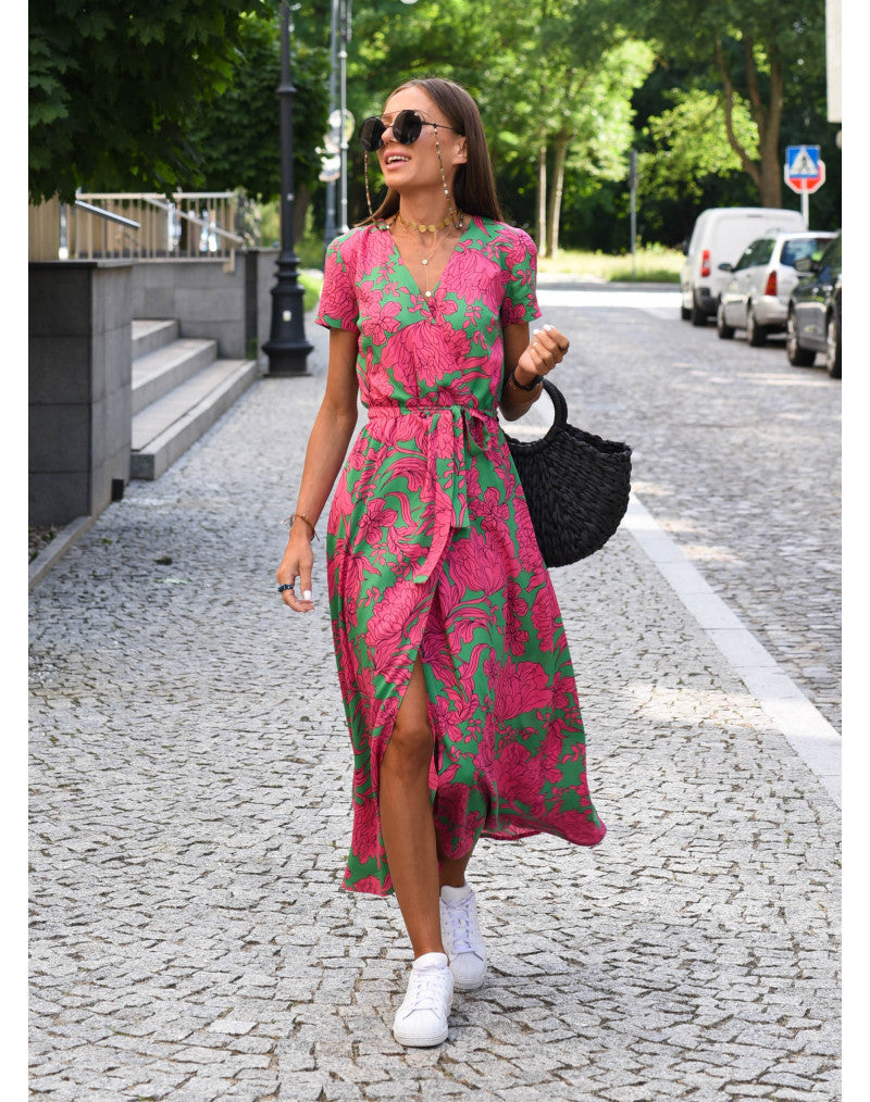 Vestido Midi Floral feminino