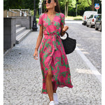 Vestido Midi Floral feminino
