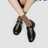 Sapatos Ortopédicos Mary Jane De Ponto Quadrado