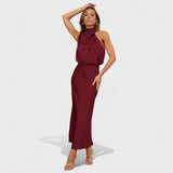 Vestido Satin Elegance feminino