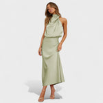 Vestido Satin Elegance feminino