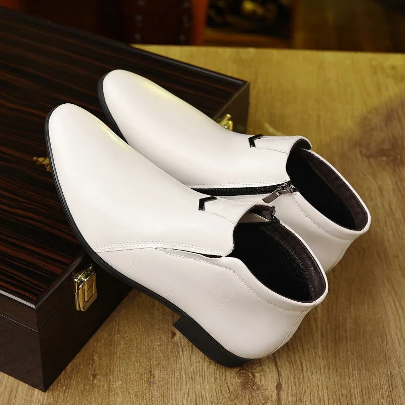Botas com fecho éclair masculino
