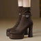 Botas de plataforma de luxo com conforto e estilo em cada passo feminino