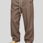 Calças Masculinas Elegantes com Corda masculino