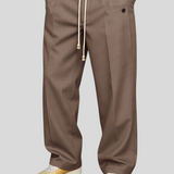 Calças Masculinas Elegantes com Corda masculino