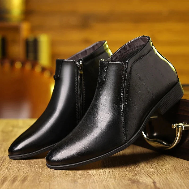Botas com fecho éclair masculino
