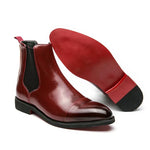 Botas Chelsea em Couro masculino