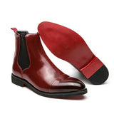 Botas Chelsea em Couro masculino