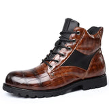 Botas em Couro de Crocodilo masculino
