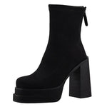 Botas com estilo moderno com o conforto da camurça feminino
