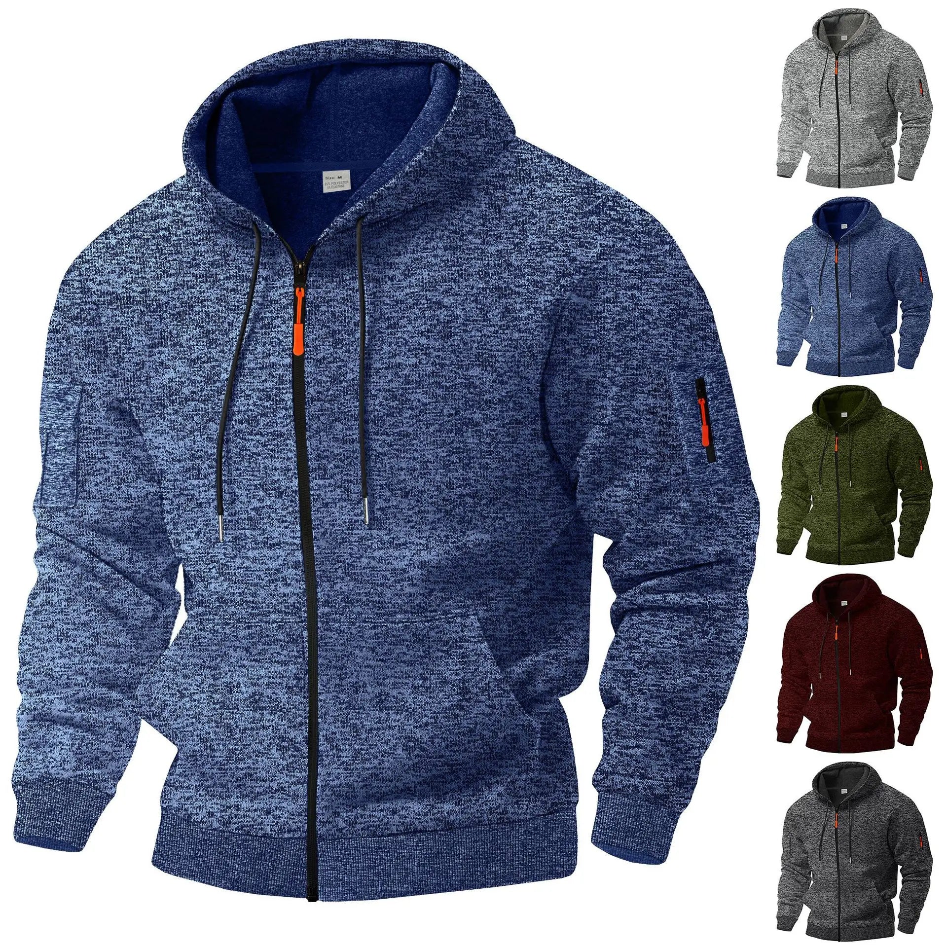 Casaco de Fleece Moderno masculino