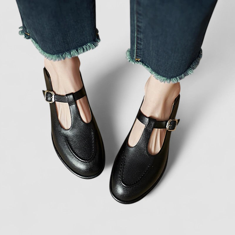 Sapatos Ortopédicos Mary Jane Com Salto Baixo