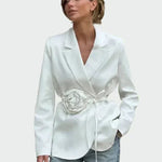 Blazer em linha impecável feminino