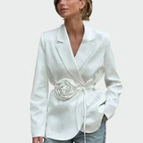 Blazer em linha impecável feminino