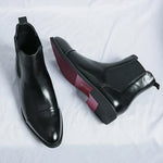 Botas Chelsea em Couro masculino