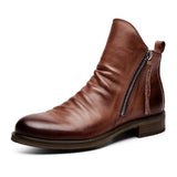 Botas Chelsea em Couro masculino