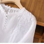 Blusa de Algodão e Linho feminino