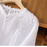Blusa de Algodão e Linho feminino