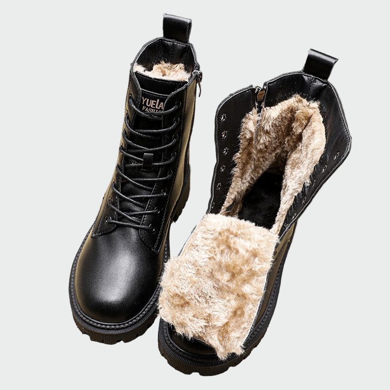 Botas de Inverno em Couro feminino