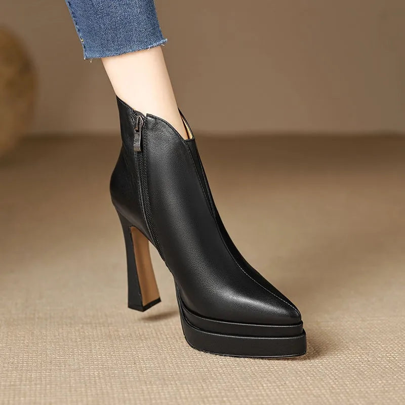 Botas com estilo retro e um toque de modernidade feminino
