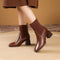 Botas com plataforma elegantes feminino