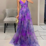 Julieta | Vestido Maxi Floral com Decote Cruzado
