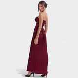 Vestido sem alças feminino