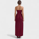 Vestido sem alças feminino