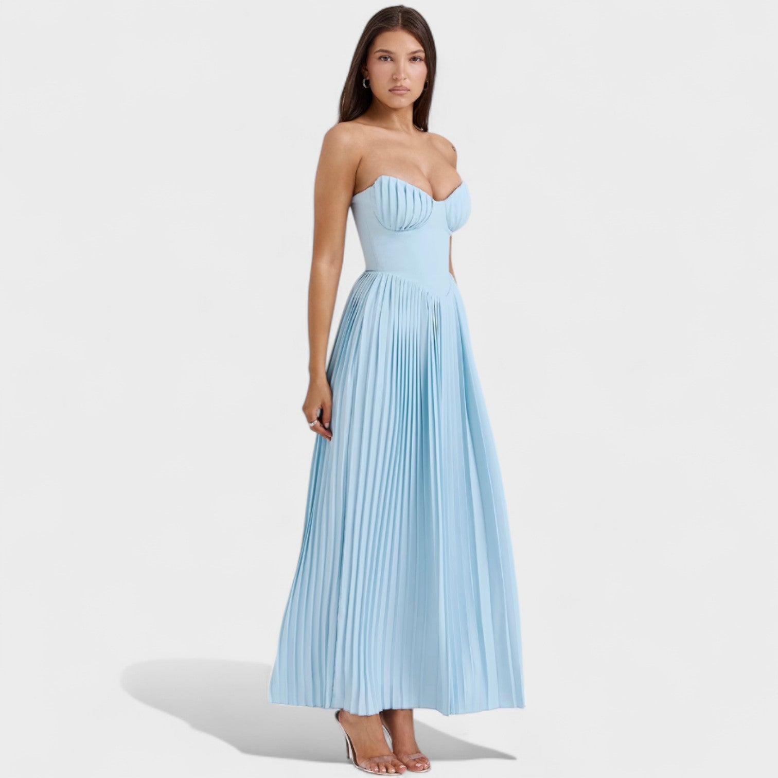 Vestido sem alças feminino