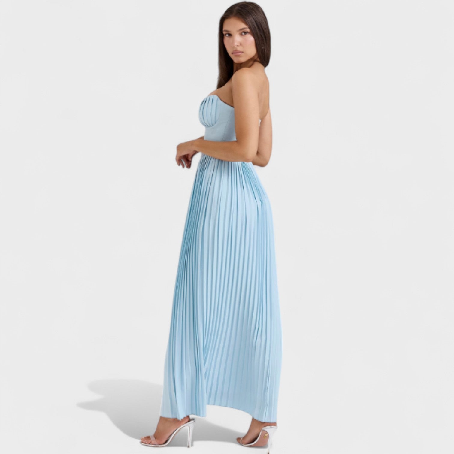 Vestido sem alças feminino