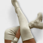 Botas acima do joelho feminino