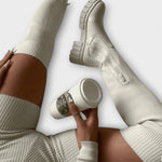 Botas acima do joelho feminino