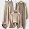 Conjunto casual de 3 peças feminino